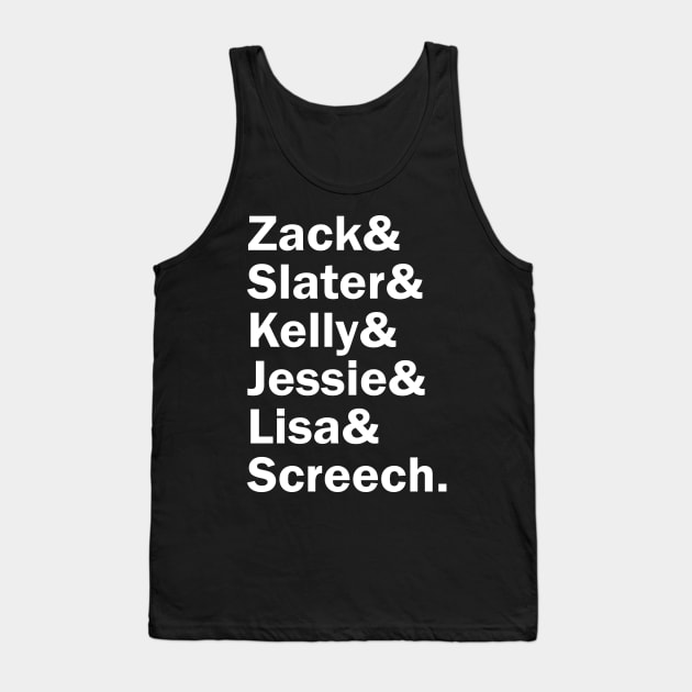 Funny Names x Saved by the Bell Tank Top by muckychris